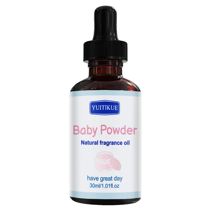 Poudre pour bébé YUITIKUE, huile parfumée naturelle |   Parfum Frais et Doux |   Pour l'aromathérapi