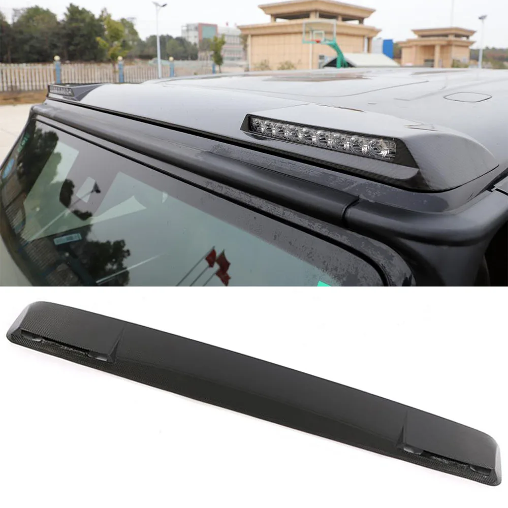 Front Roof Spoiler Wing For Mercedes-Benz G Class Standard And AMG 2019 2020 Carbon Fiber Car Front Roof Boot Lip Wing Spoiler