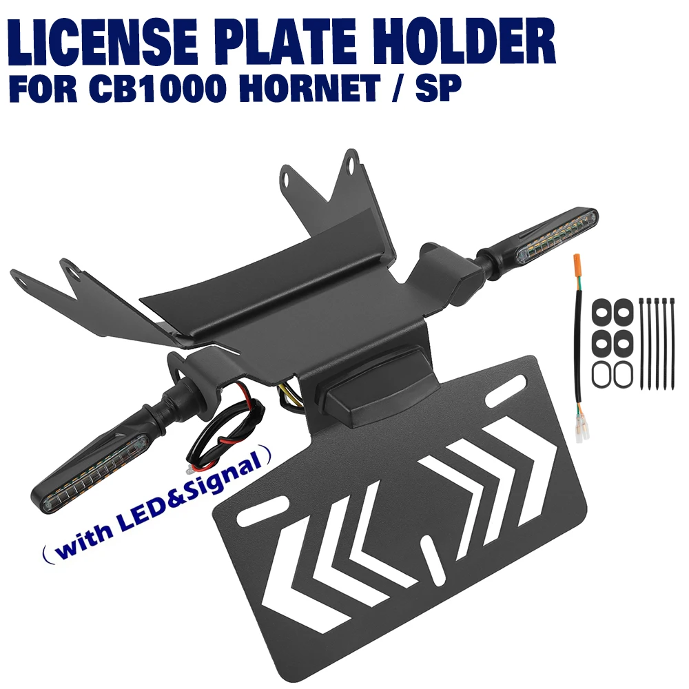 

CB1000 Motorcycle License Plate Holder Frame Rear Tail Tidy Fender Eliminator Bracket With LED For Honda CB 1000 Hornet SP 2025