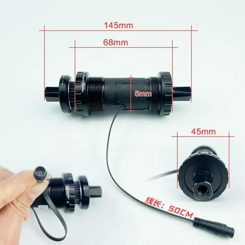 Bottom Bracket Torque Assist Sensor 36V 48V Electric Booster For Mountain Road Bicycle E‑Bike Retrofit Replacement Part