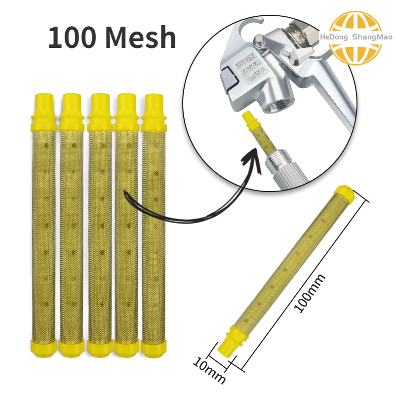 Imagem -03 - Airless Paint Spraygun Filtro Reduz o Entupimento do Bocal Acessórios da Máquina de Pulverização 30200 Mesh