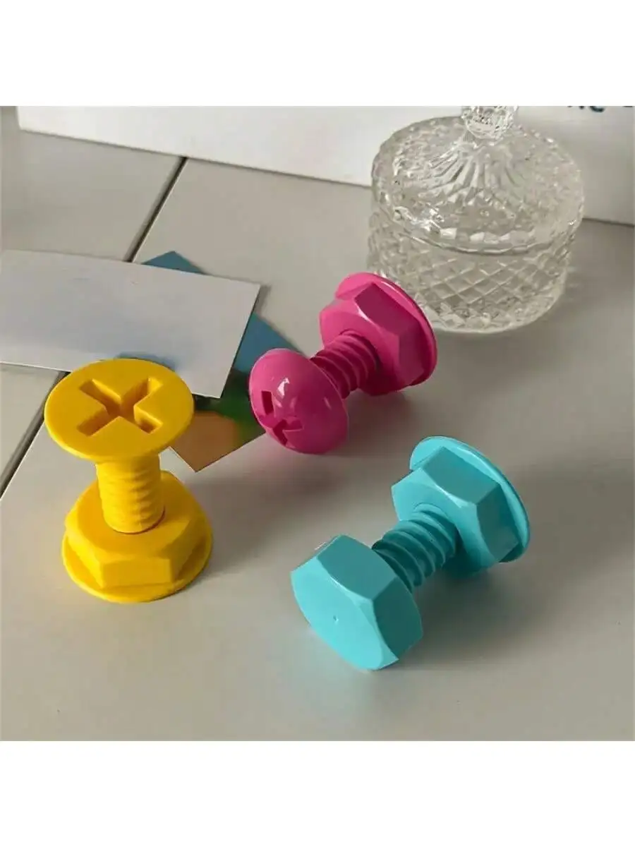 1pc/3pcs Cute little hook, creative screw hook, can be hung behind walls or on doors, used for hanging clothes and hats