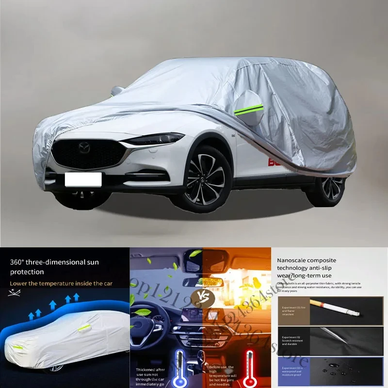 For Mazda-CX-4-- Auto Anti snow Anti dust Anti-uv Anti peeling paint And Anti Rainwater 210t car cover Car cover protection