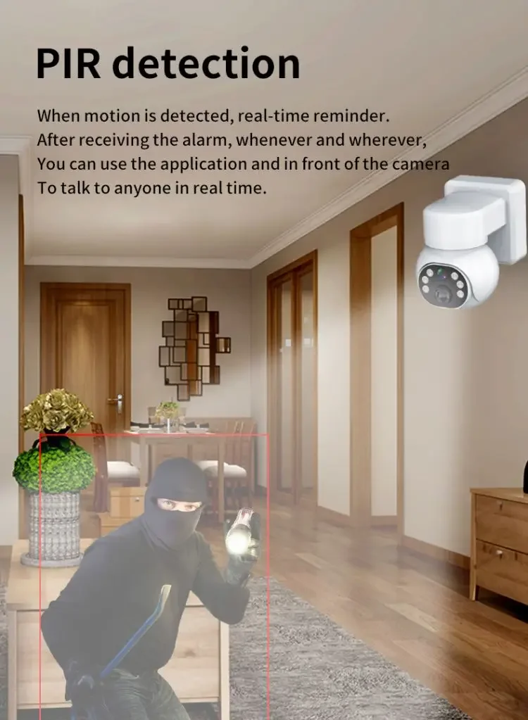 أداء عالي التكلفة HD 2MP 4G PIR كاميرا نظام أمان مقاوم للماء لاسلكي PTZ ضوء الفيضانات الشمسية مع كاميرا CCTV