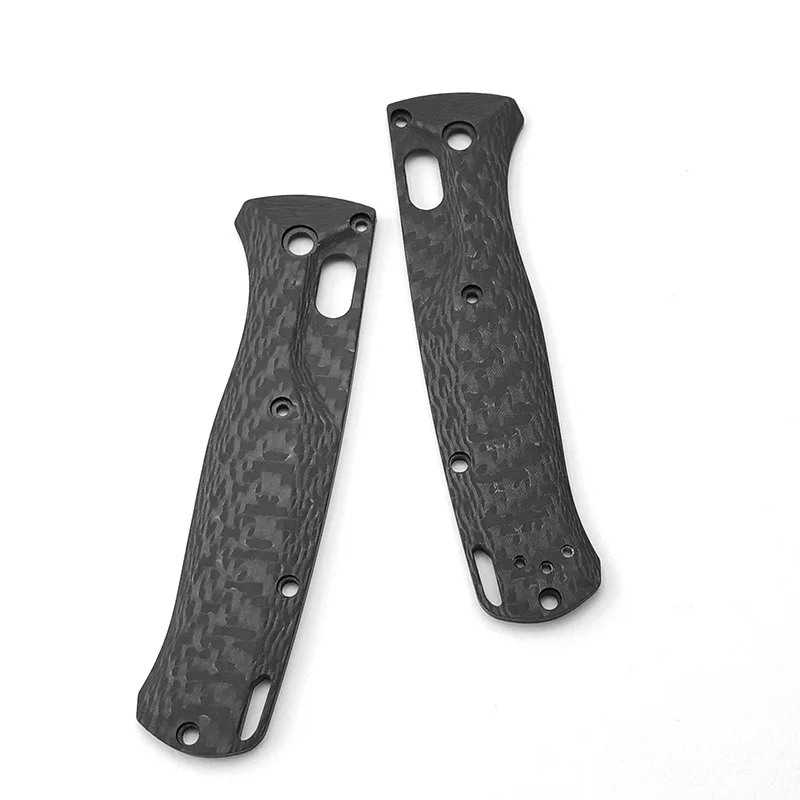 Cuestom Made Full 3K Carbon Fiber Material Grip Handle Scales For Genuine Benchmade Bugout 535 KnifeDIY Make Accessory Parts