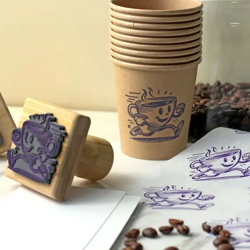 Personalized Wooden Stamp Wedding Seal Custom Invitation Name Company Logo & Packaging Custom Seal Branding Custom Stamp Logo