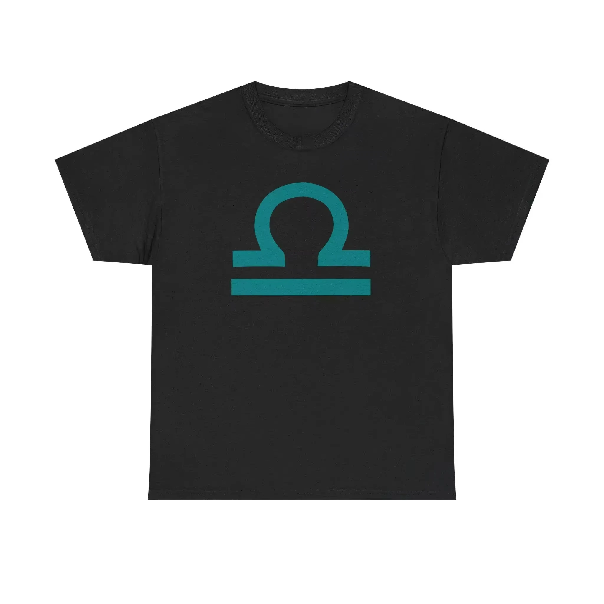 Hot Selling Unisex Zodiac Symbol Graphic T-shirt, Loose Crew Neck Cotton Tee, Minimalist Streetwear Casual Short Sleeve Tops