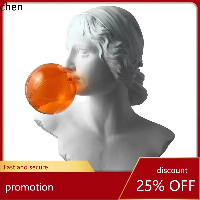 

H1 Creative Retro Character Sculpture Ornament for Living Room and Model Home Decor