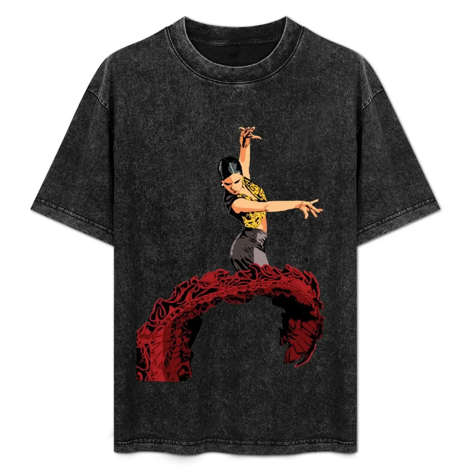 

The Flamenco Dancer T-Shirt man t shirt summer t shirts for man slim fit T-Shirt