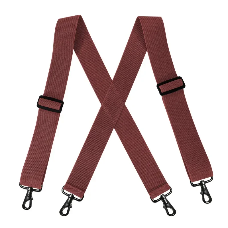 Men's 5cm Wide Adjustable Elastic Suspenders