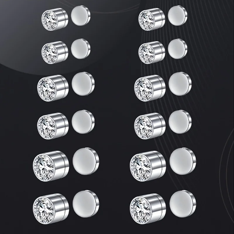 12pcs Dopamine-colored Ear And Nose Clip Set