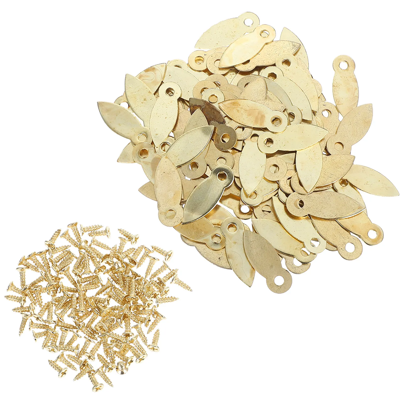 100Pcs Picture Frame Parts Gold Backing Clips Heavy Duty Photo Frame Fasteners Decorative Clips Easy to Install