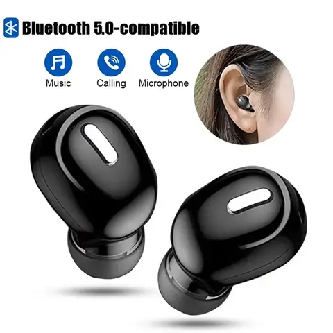 Wireless Bluetooth Headset With HD Mic Gaming Music Low Delay Sound For Workout Travel Commuting Office Call Music Headphones