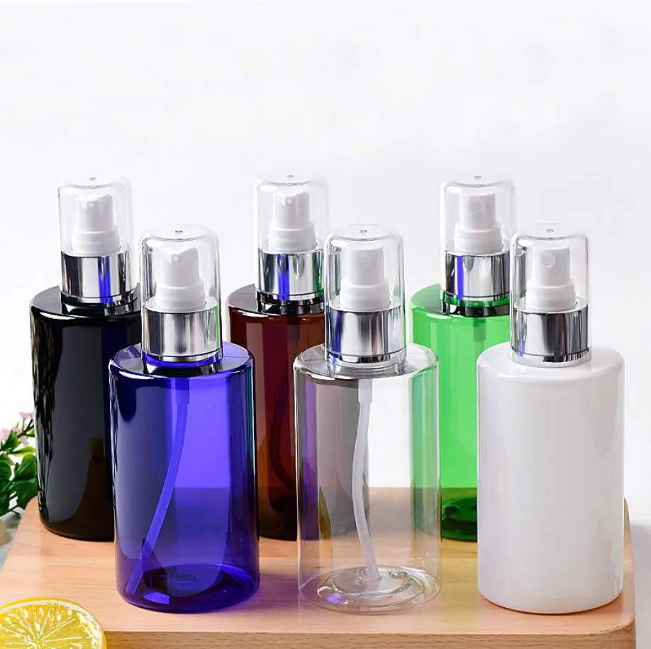 200ML round plastic  PET BOTTLE  toilet water lotion emulsion serum essential toner foundation skin care cosmetic packing