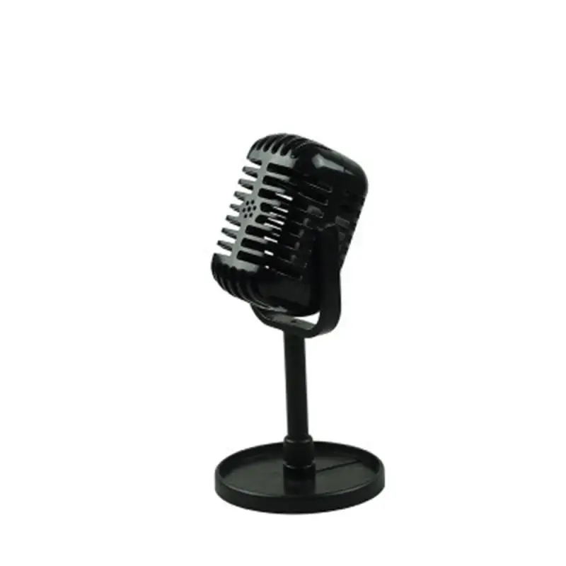 Simulation Classic Retro Dynamic Vocal Microphone Vintage Style Mic Universal Stand For Live Performanc Karaoke Studio Recording