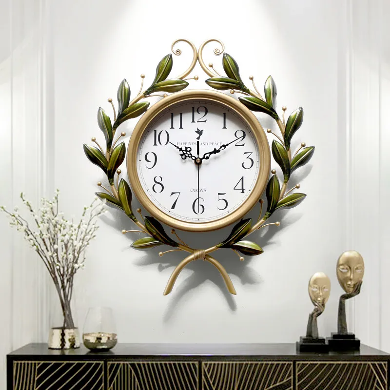 Nordic Xenomorph Wall Clocks Luxury Living Room Vintage Aesthetic Wall Watch Chinese Style Minimalist Reloj Pared Home Decor