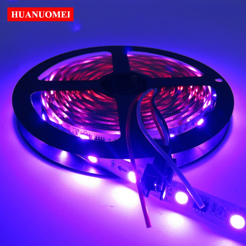 5M WS2811 RGB LED Strip Lights 48 LEDs per Meter Digital Pixel Addressable SMD 5050 White PCB Non-Waterproof Indoor DIY Lighting