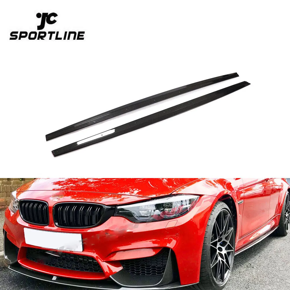 

JC Sportline Carbon Fiber M3 Customized Side Skirt For BMW F80 M3 Sedan 4-Door 2014-2019