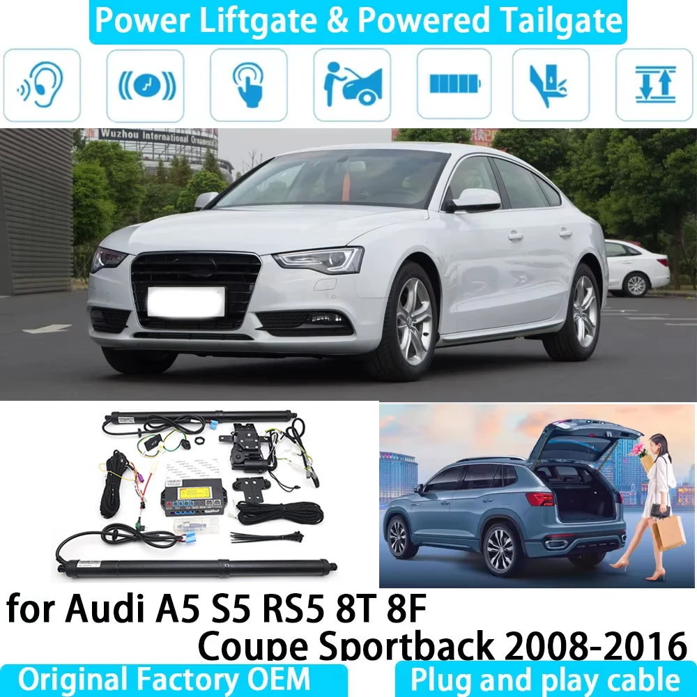 for Audi A5 S5 RS5 8T 8F Coupe Sportback Automatic Electric Power Liftgate Powered Tailgate Strut Tail Gate Lift System
