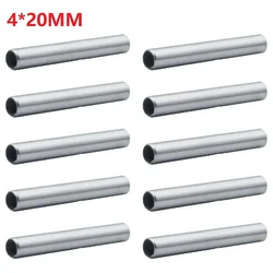 10Pc Stainless Steel Temperature Probe Shell Single Head Small Steel Tube PT100 Shell OD 3*3,04*20,4*3,04*40 Mm Round Head