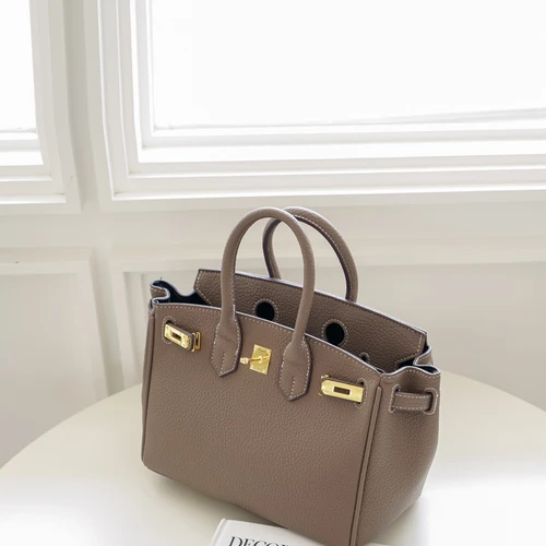 플래티넘 핸드백 여성용 크기 대용량 패션 트렌디 플래티넘 여성용 크기 대용량 라이치무늬 핸드백 수공예 가방 핸드백