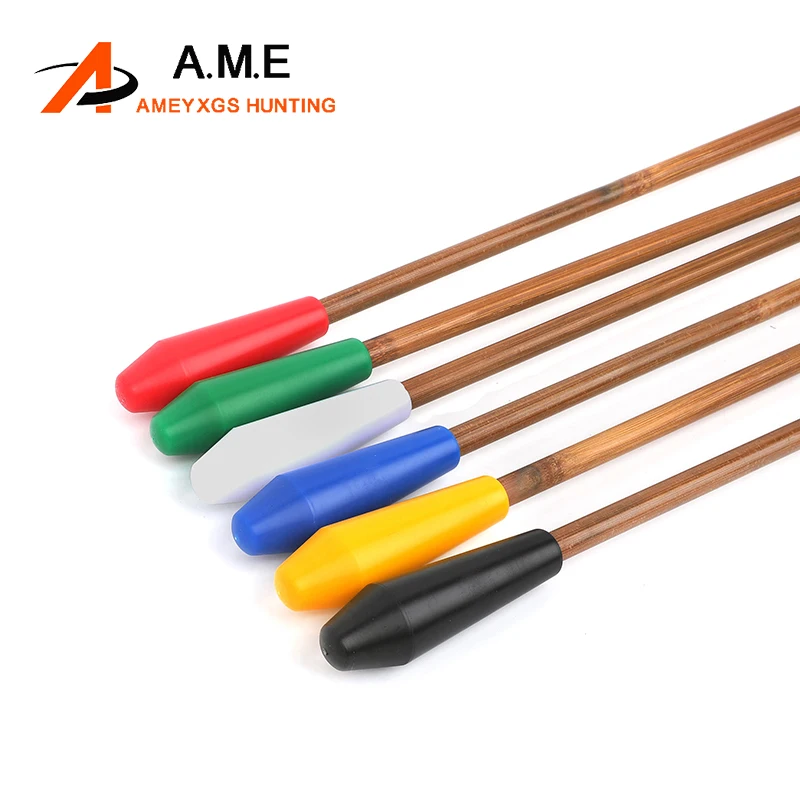 

6/12pcs Nylon Arrowhead for OD 8mm Arrow Shaft Wooden or Bamboo Arrows Archery Target Shooting Training CS Game Arrow Point