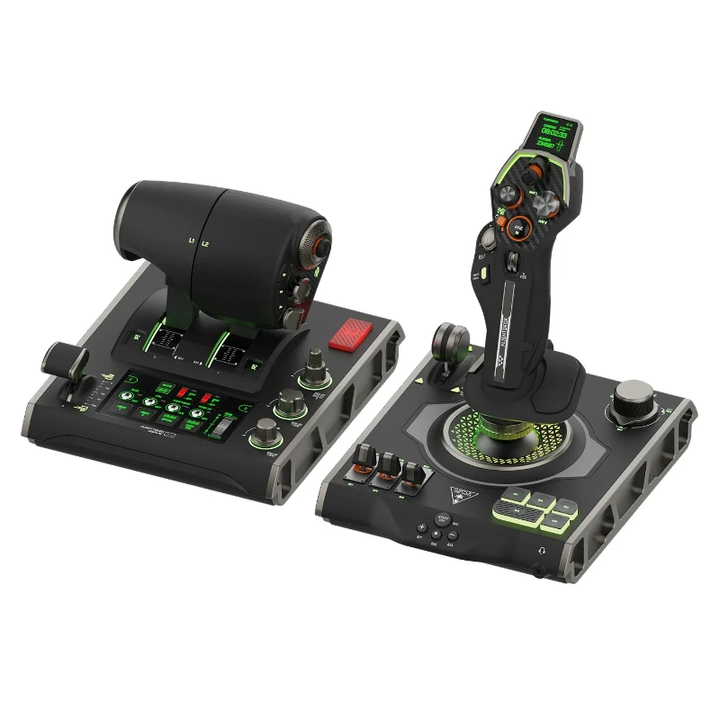 V1F-Deck Game Joystick Simulation Professional Flight Controller Fighter Joystick PC