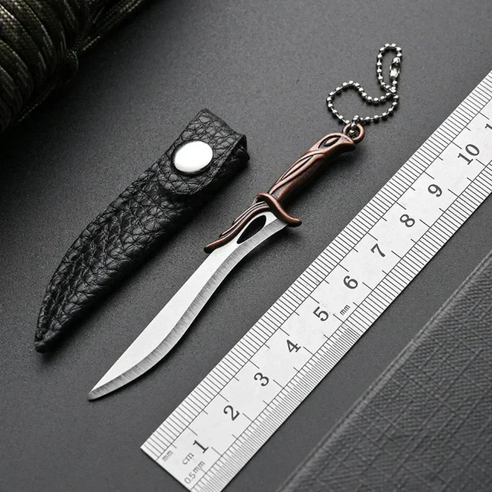 Mini Keychain Portable Knife Suitable for Opening Holiday Gifts and Express Delivery Non-folding Knife Pendant Accessories