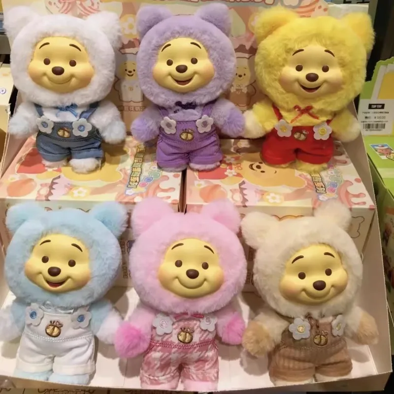 

Disney Candy Winnie The Pooh Series Vinyl Toys Pendant Anime Cartoon Bear Toy Doll Women's Kawaii Bag Pendant Decorative Gift
