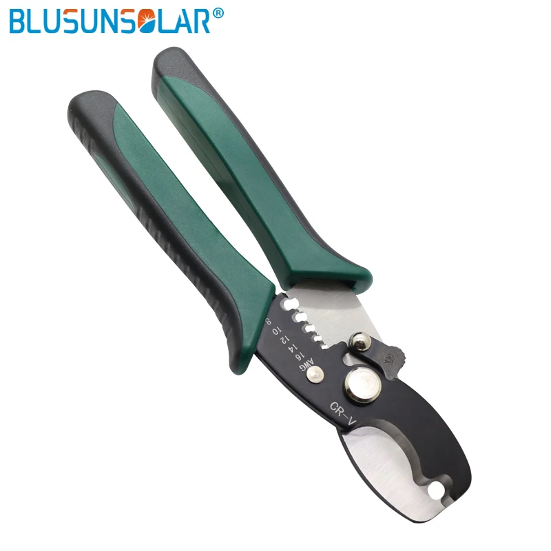 Hand Electrician Pliers for Crimping Wire Cable from 4-50mm2 12-1 AWG with Cable Cutters/Thickened and Reinforced Metal Plate