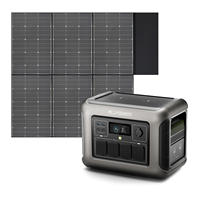 ALLPOWERS R1500 Portable Power Station with 600W Solar Panel 2500W 2016Wh LiFePO4 AC Output Solar Generator for Garden Party