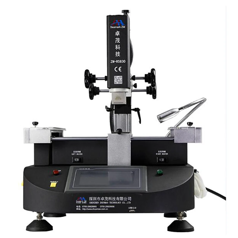 ZHUOMAO R5830 BGA Welding Equipment New Hot Air BGA Rework Station with 4PCS Nozzles -R5830 BGA Soldering Station