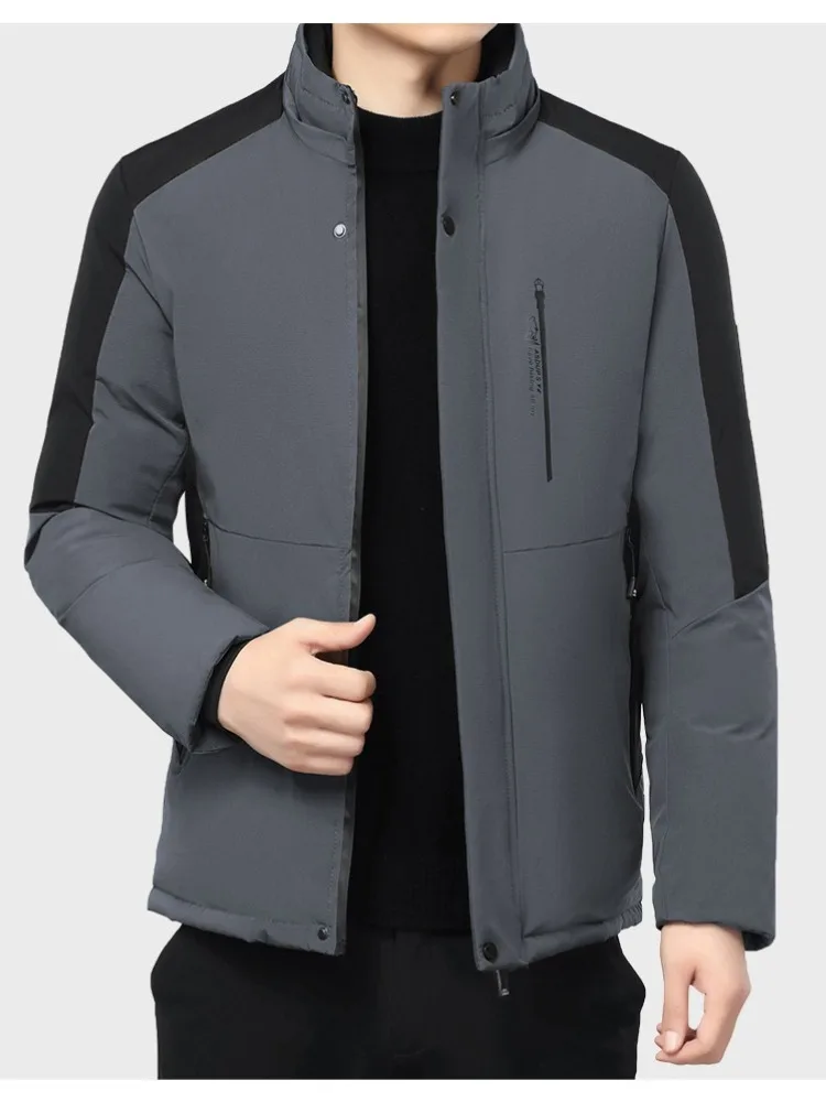 

Parka Men Coats Winter Jacket Thicken Hooded Waterproof Outwear Warm Coat Fathers' Clothing Casual Men's Overcoat Cotton Jackets