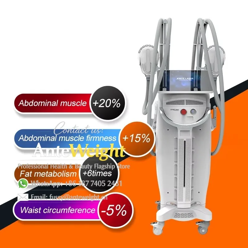 4 Handles Ems Circslim Body Shaping & Muscle Building Machine