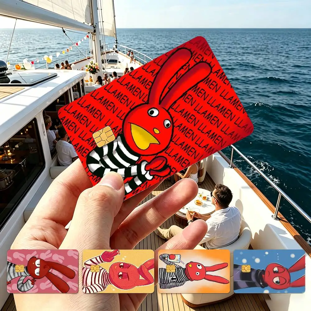 J-Juan carlos bodoque Credit Card HD Stickers Game Card Decal Small Chip Waterproof Sticker Gift