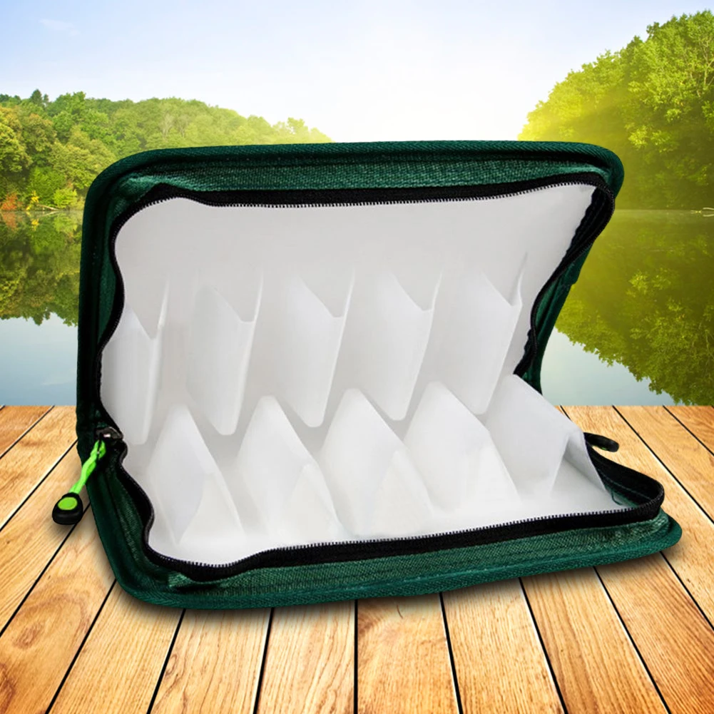 PVC 낚시 액세서리 루어 가방 휴대용 오징어 지그 가방 방수 지퍼 낚시 애호가 용품