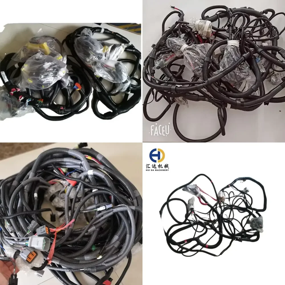 

Huida PC300-8 PC350-8 Excavator Wiring Harness 207-06-76710 207-06-76111 207-06-76110 Used for Excavator