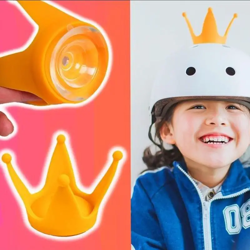 Motorcycle Helmet Crown Topper 1 PCS Funny Universal Suction Cup Decor for Outdoor Motorbike Riding Cosplay Prop