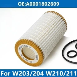 1/6/10PCS Car Oil Filter A0001802609 For Benz W203 W204 W211 W212 W221 C240 C280 E280 E320 S320 S350 CLS GLK M R M112 M113 M272
