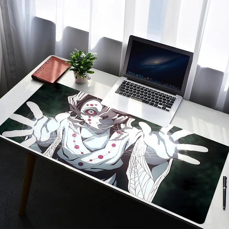 Mouse Pad PC Non Slip Rubber HD Mousepad Laptop Gamer Cabinet D-demon Slayer Keyboard Pad Office Computer Gaming Desk Mouse Mat