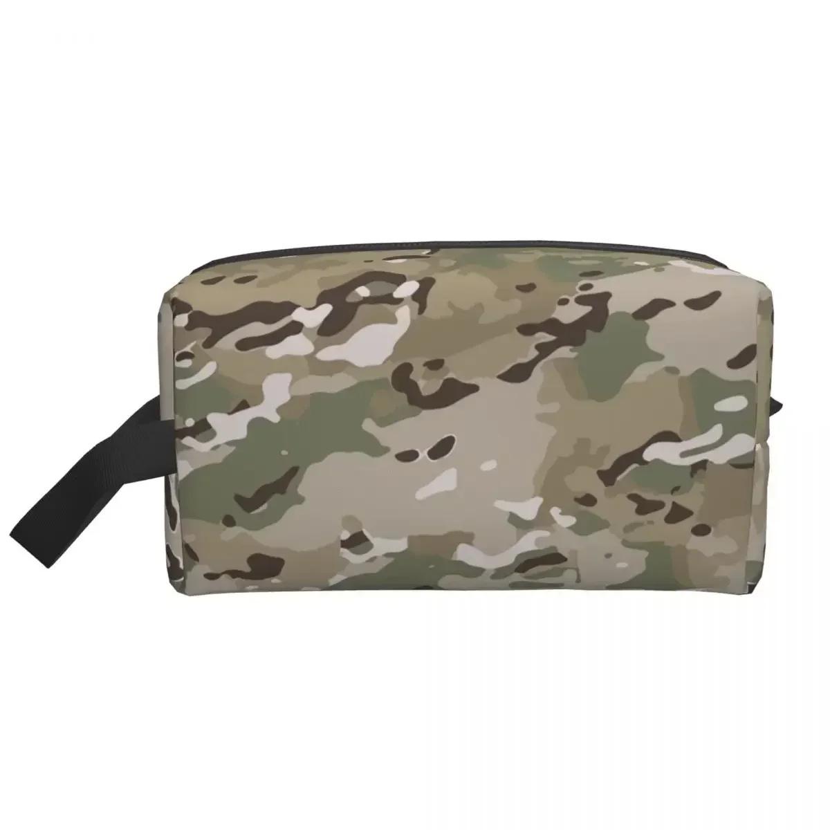 MultiCam Camouflage Toiletry Bag for Women Camo Makeup Cosmetic Organizer Ladies Beauty Storage Dopp Kit Box