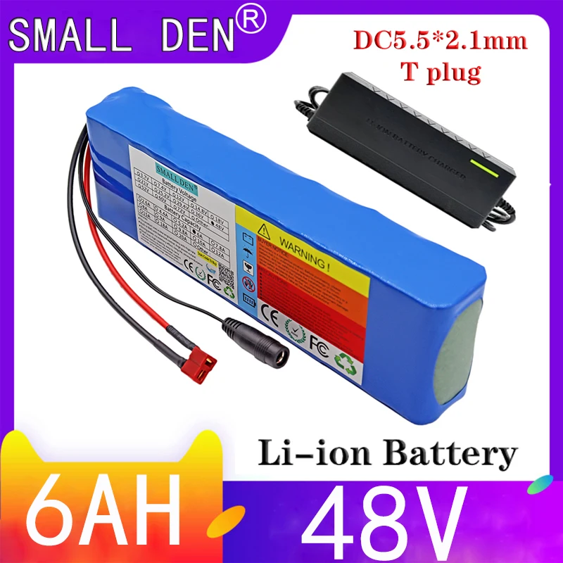 New 48V 6Ah lithium battery pack  0-8000W battery tool with built-in BMS charging battery pack