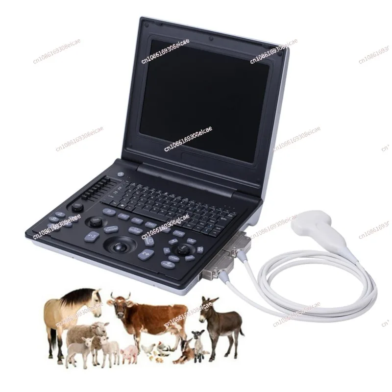 

Veterinary B-Ultrasound Machine, Portable Laptop Scanner with 3.5 MHz Micro Convex Probe for Cat Dog,Goat,Cow and Pig Pregnancy