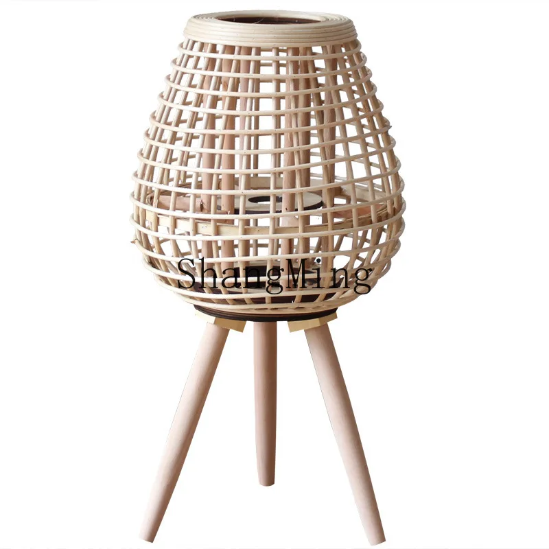 

Напольный светильник PYH в современном стиле, ручной работы, с высокой ножкой, для свечей, с подключением к сети, для отелей, гостиных, балконов, настольный декор, ретро-стиль