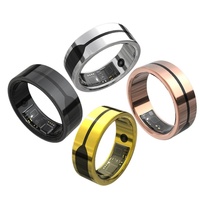 X3 Smart Ring Touch Control Stainless Steel Rings Men Women Fashion Luxury Finger Rings With Physical Health Monitoring Report