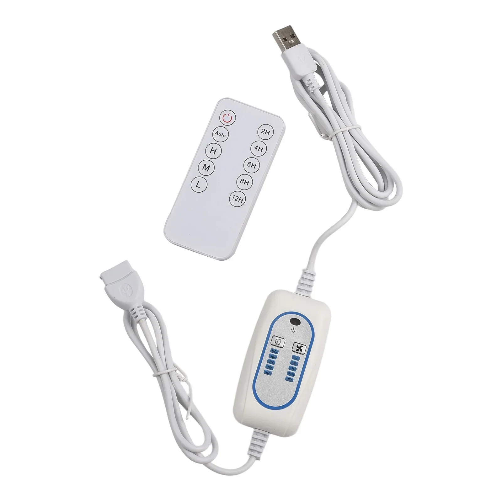 Remote Control For USB Power Extension Cable with Timer Switch 5 Adjustable Speed Levels for For USB Fans and LED Lights