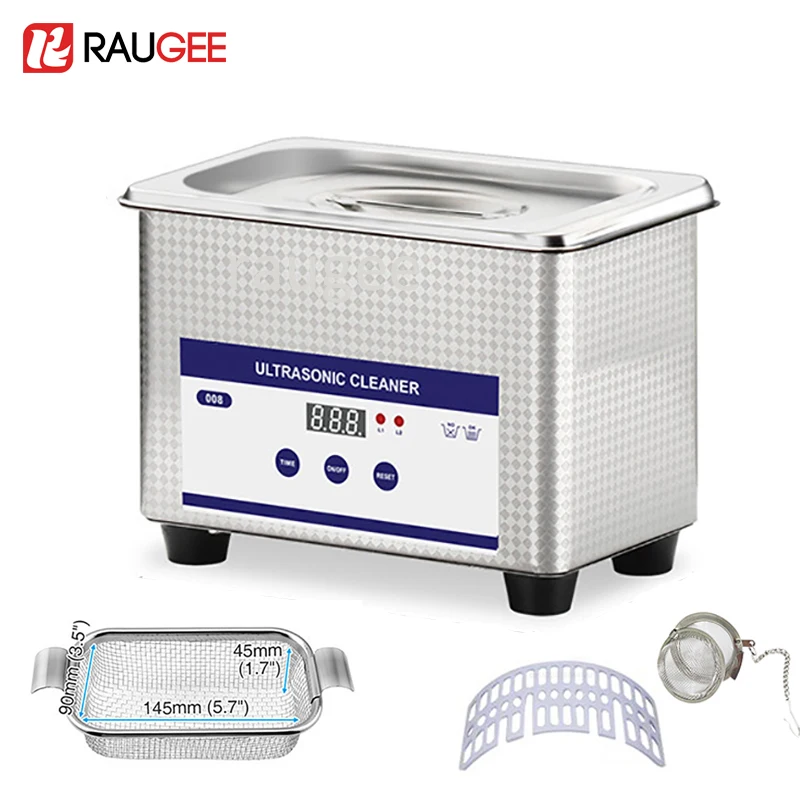 Ultrasonic Cleaner 800ML Portable Ultrasound Washing Machine 35W Glasses Watch Jewelry Ultrasonic Washer Bath