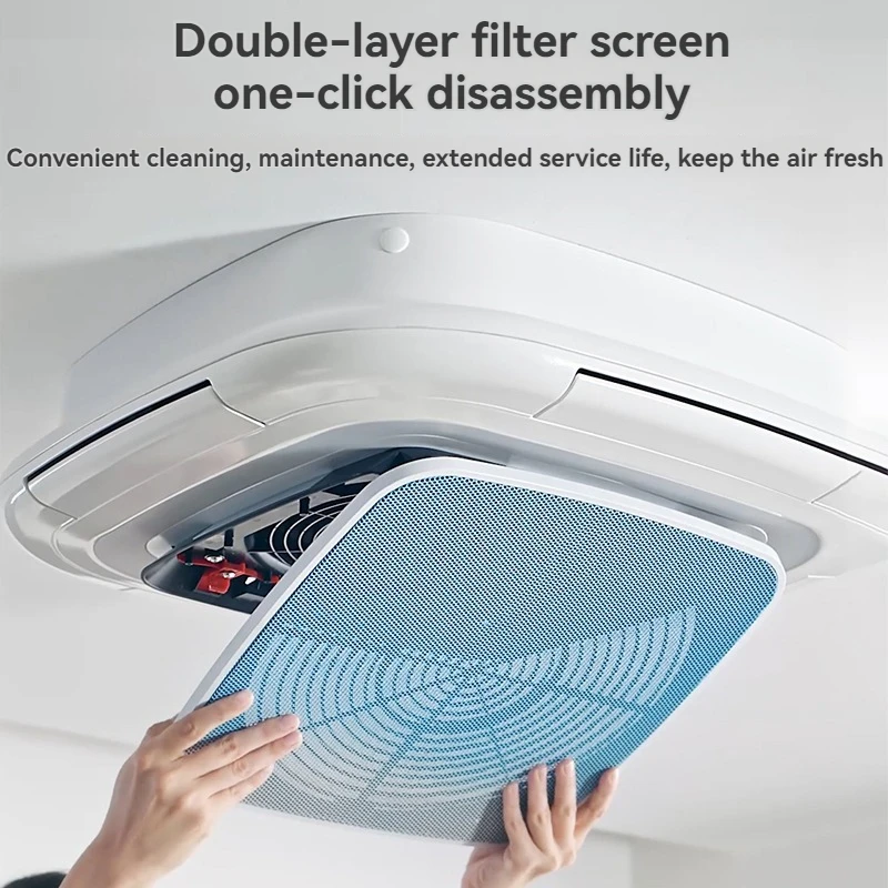 Leafless Ceiling Fan With Light Bladeless Fan Light Full Spectrum Eye Care Bedroom Ceiling Light Invisible Dining