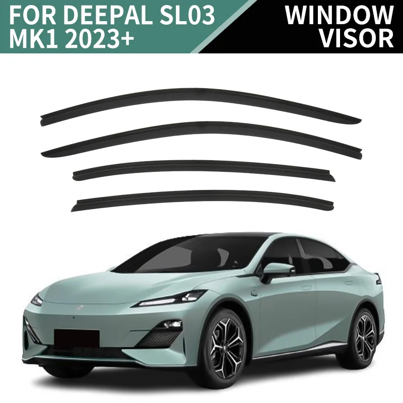 

For Deepal SL03 2023+ Plastic Window Visor Vent Shades Sun Rain Deflector Guard For Deepal SL03 2023+