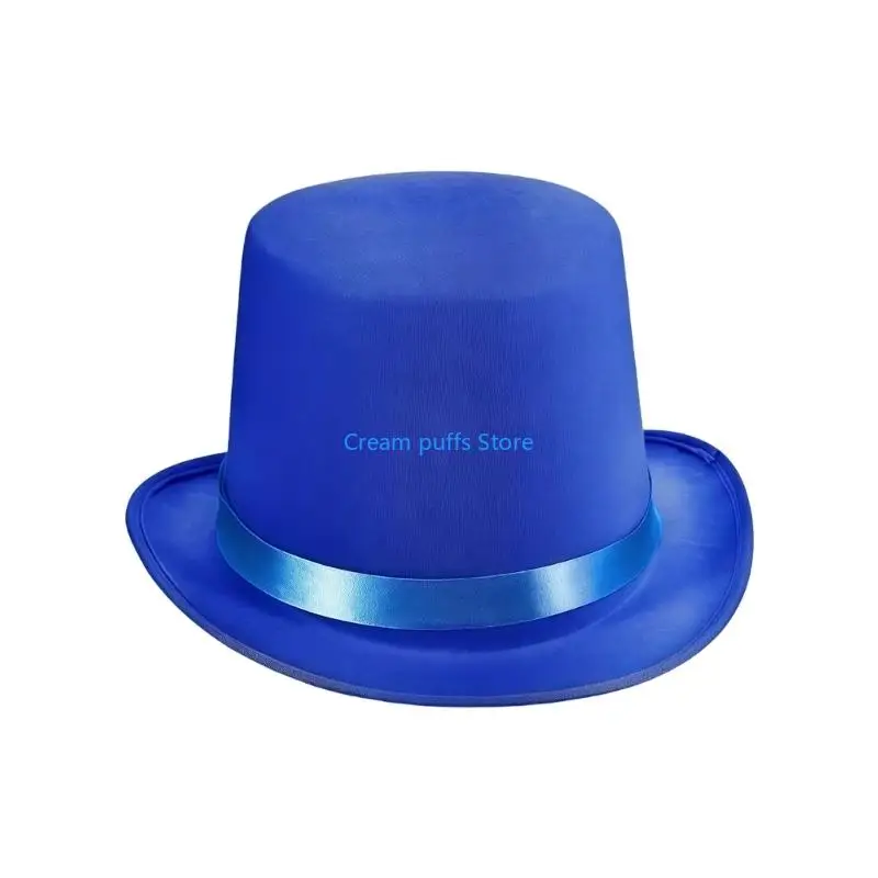 50LE Elegant 4 Piece Prom Top Hats And Bows Tie Collection Fashion Matching Accessories For Stage Shows Themed Parties